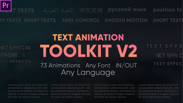 Videohive - Text Animation Toolkit - 33504334
