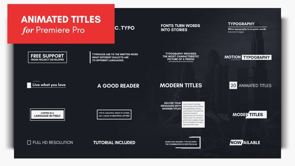 Videohive - Typography - Essential Graphics | MOGRT - 21877296