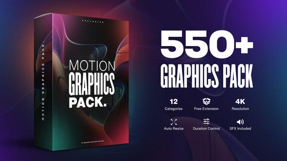 Videohive Motion Graphics Pack 550+ Animations Pack 23678923