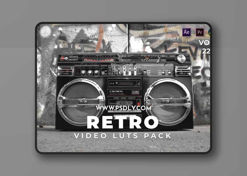 Retro Pack Video LUTs Vol.22 7UABY47