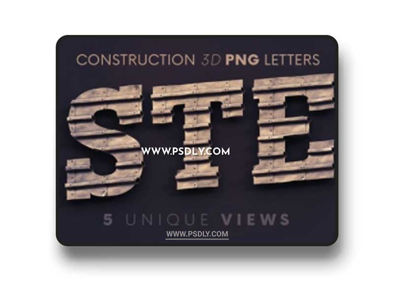 Steel Construct - 3D Lettering