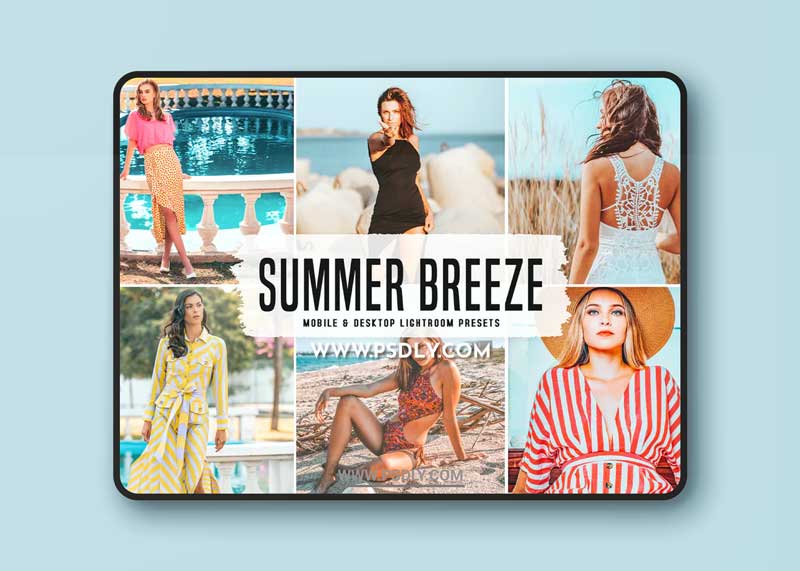 Summer Breeze Mobile & Desktop Lightroom Presets