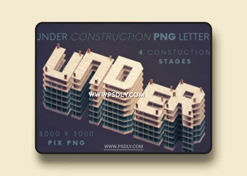 Under Construction - 3D Lettering