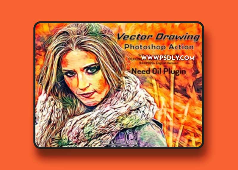 Vector Drawing Photoshop Action 15328363
