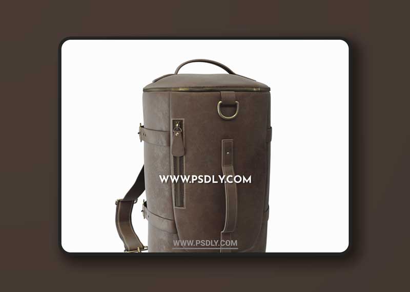 Vintage Leather Travel Backpack