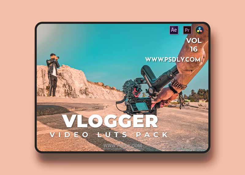 Vlogger Pack Video LUTs Vol.16