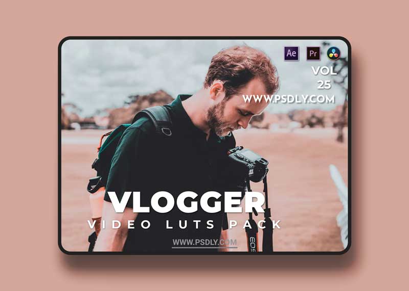 Vlogger Pack Video LUTs Vol.25