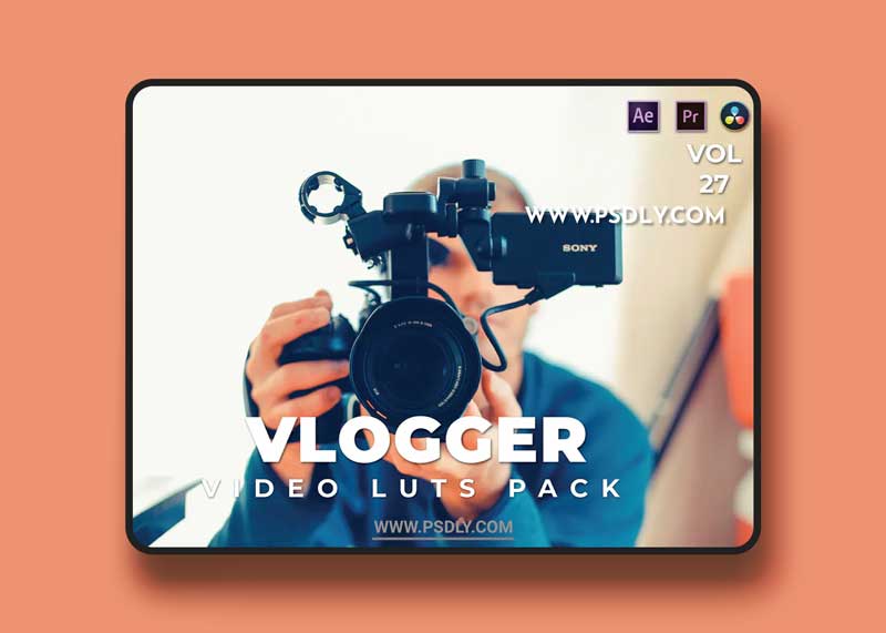 Vlogger Pack Video LUTs Vol.27