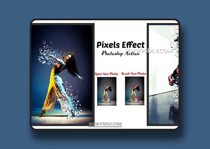 CreativeMarket - Pixels Effect Photoshop Action 6397296