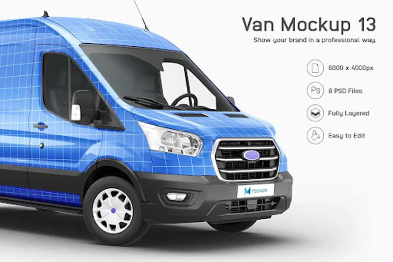 CreativeMarket - Van Mockup 13 5952789