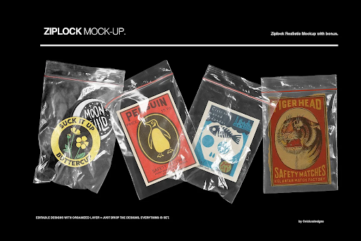CreativeMarket - Zip Lock Mockups 5376409