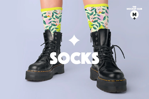 CreativeMarket - SOCKS MOCKUP SET 6423150