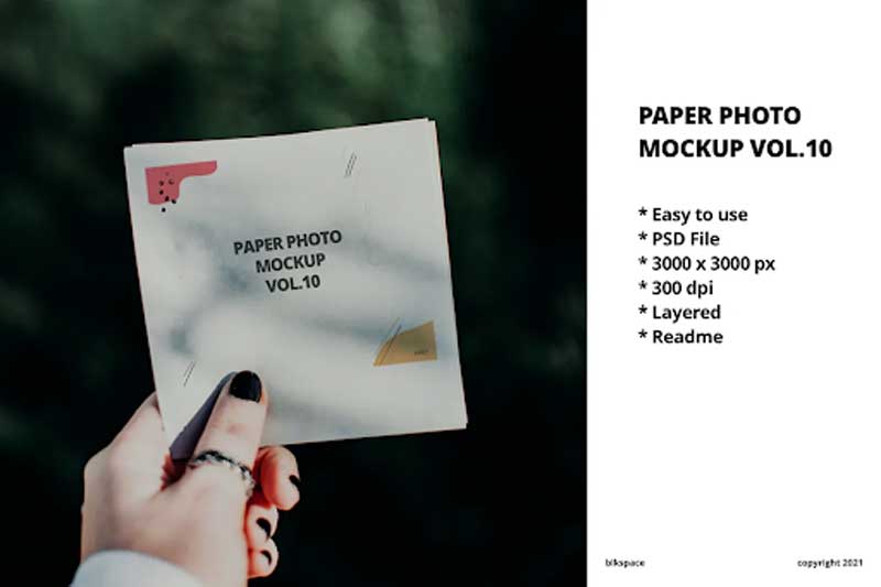 Paper Photo Mockup Vol.10 XVAXG4R