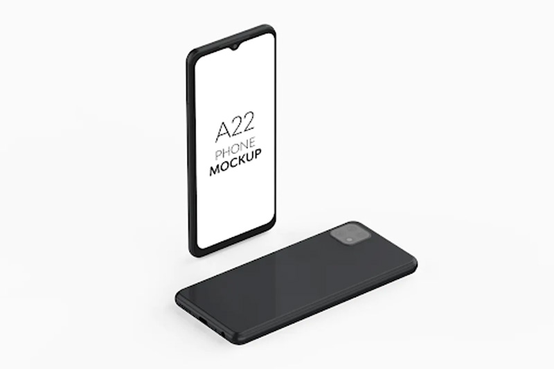 A22 Phone Mockup 4YG64LP