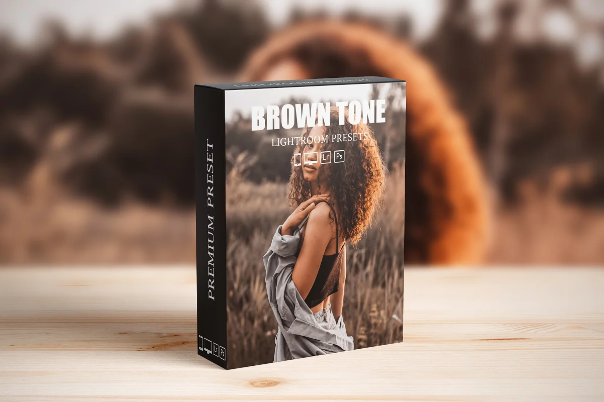 CreativeMarket - Moody Brown Lightroom Presets 6285184