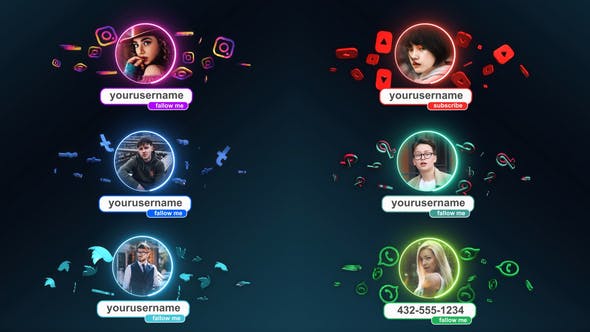 Videohive - Social Media Lower Thirds - 33560938
