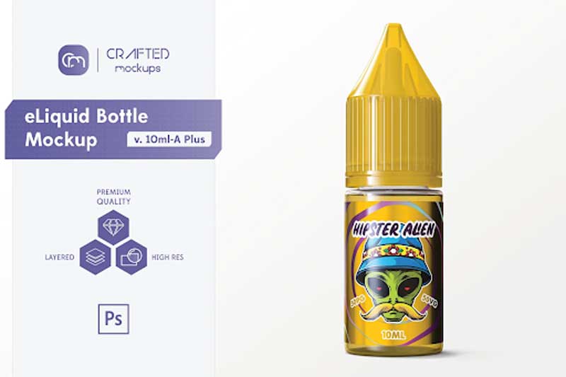 CreativeMarket - eLiquid Bottle Mockup v. 10ml-B Plus 5960524