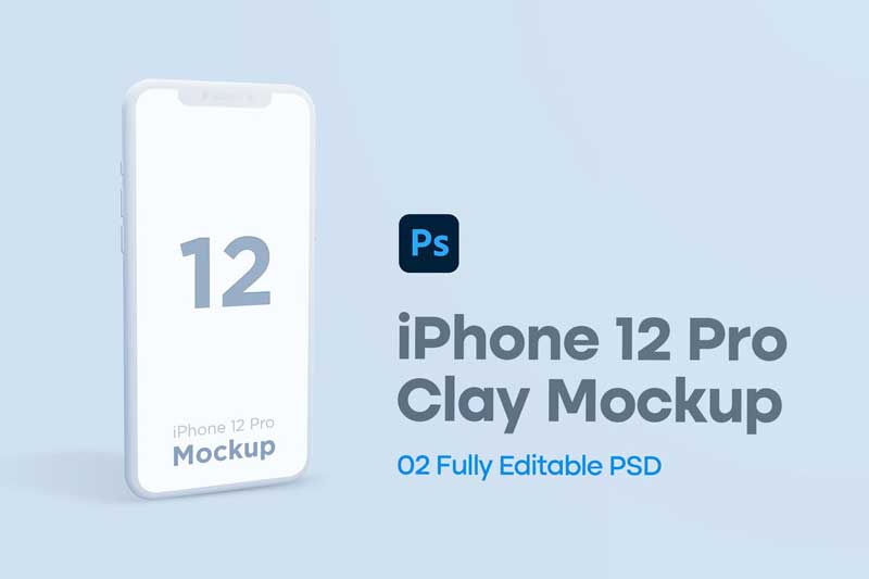 iPhone 12 Pro Clay Mockup 1.0 FL97VQL