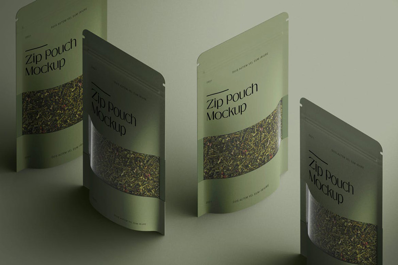 Isometric Zip Pouch Mockup WTPVBQT