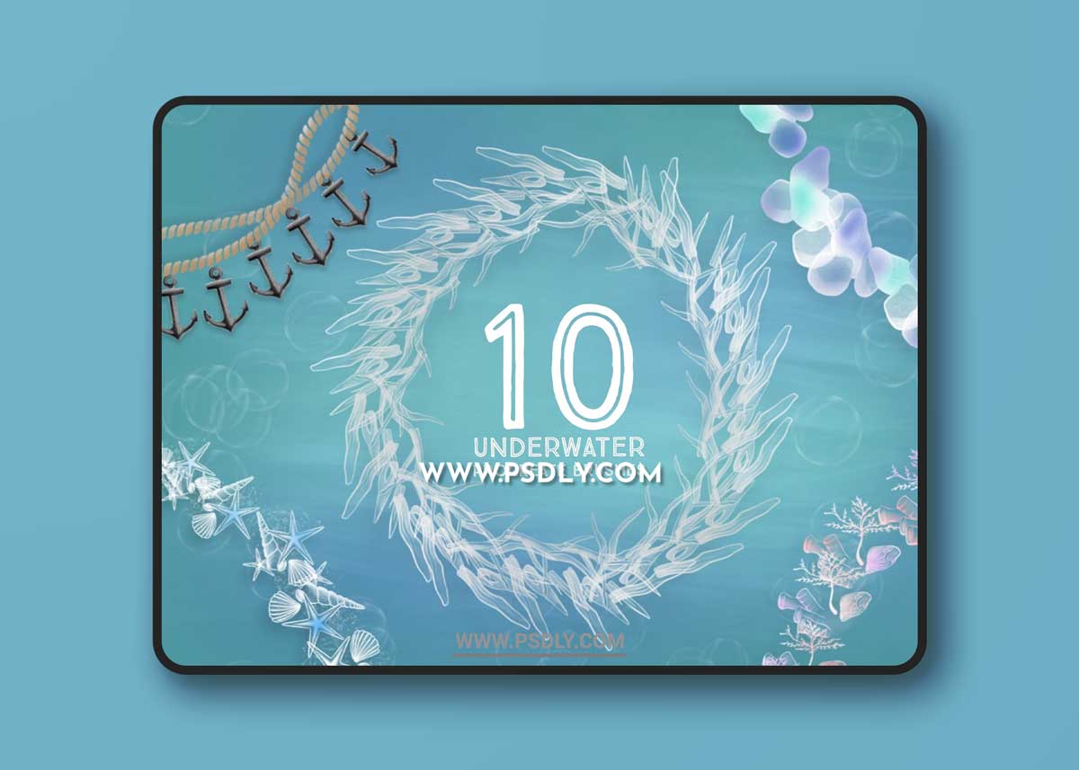 10 Underwater Procreate Brushes