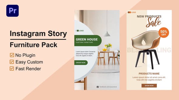 Videohive - Furniture Instagram Story Mogrt 09 - 33635617