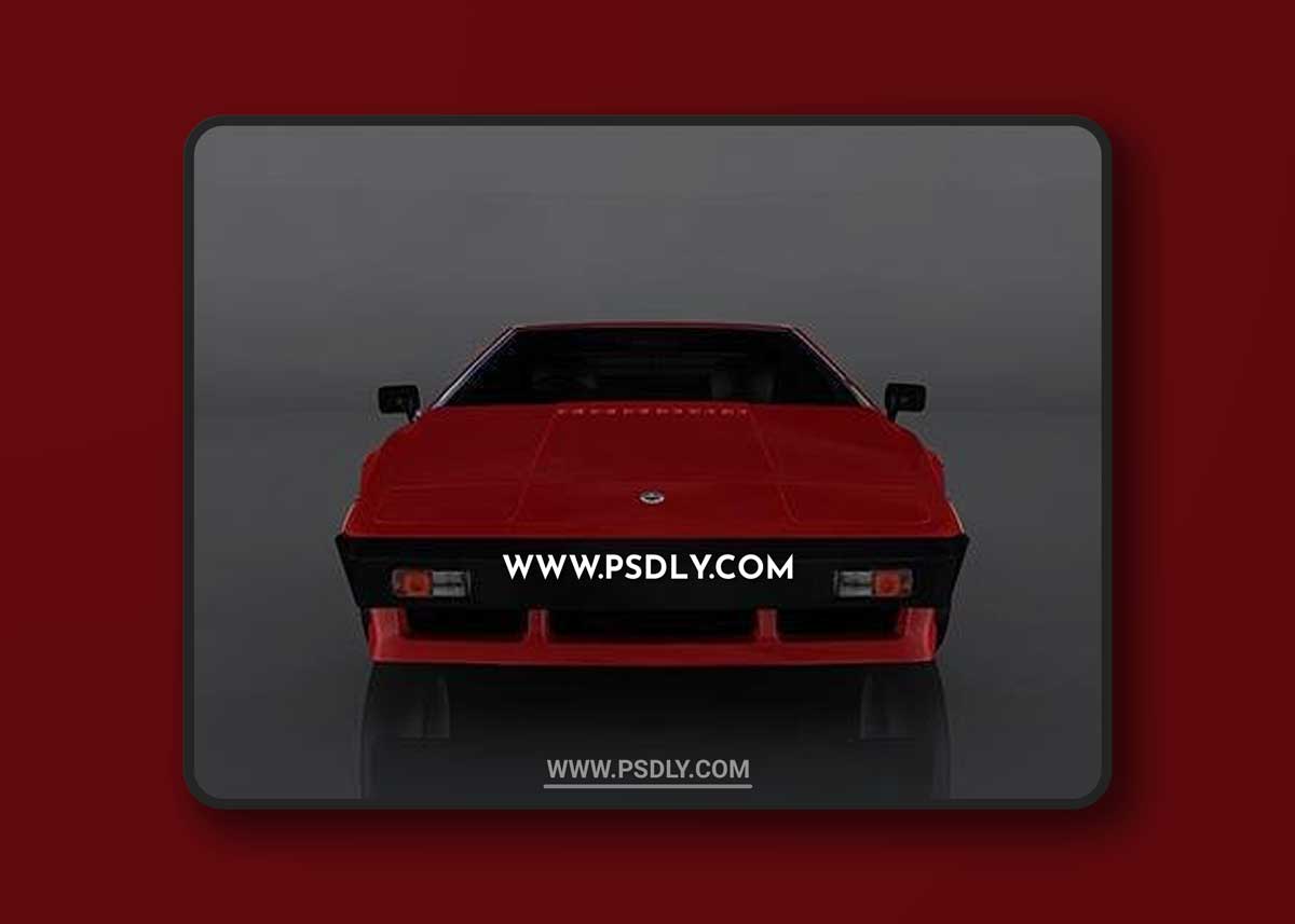 1980 Lotus Esprit 3D Model o92713