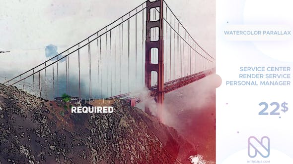 Videohive Watercolor Parallax Opener 17723163