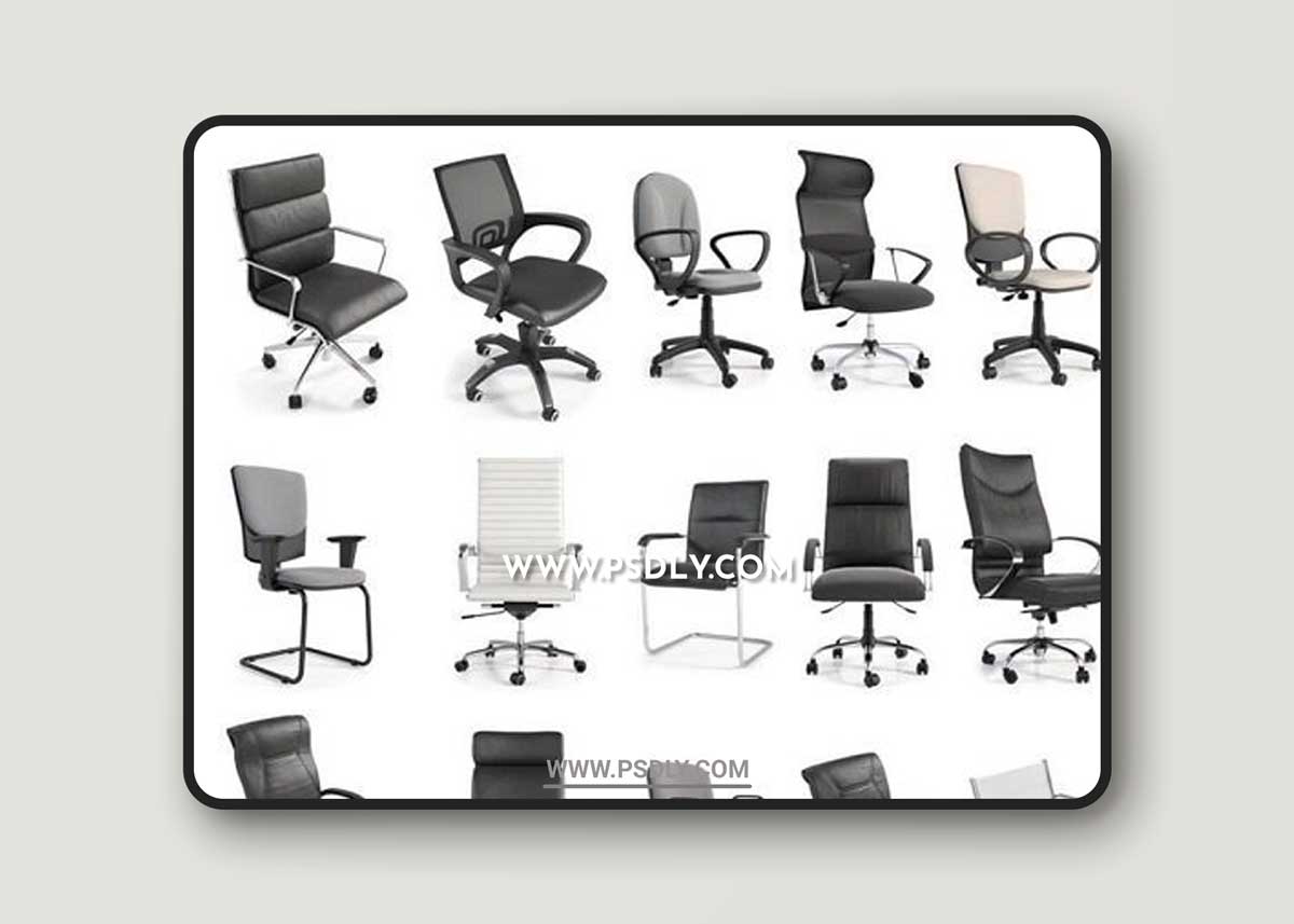 3d Model Office Chairs by Studio Niskota