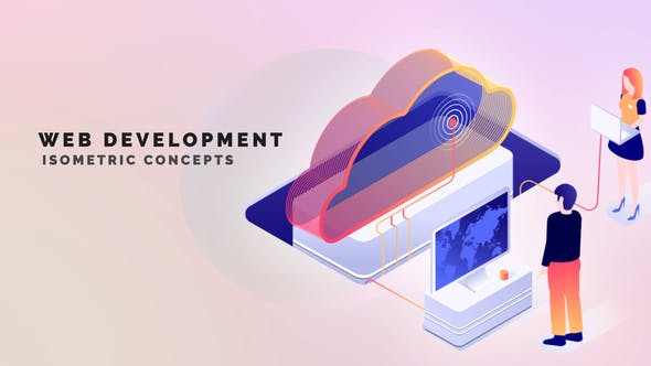 Videohive WEB Development - Isometric Concept 33963138