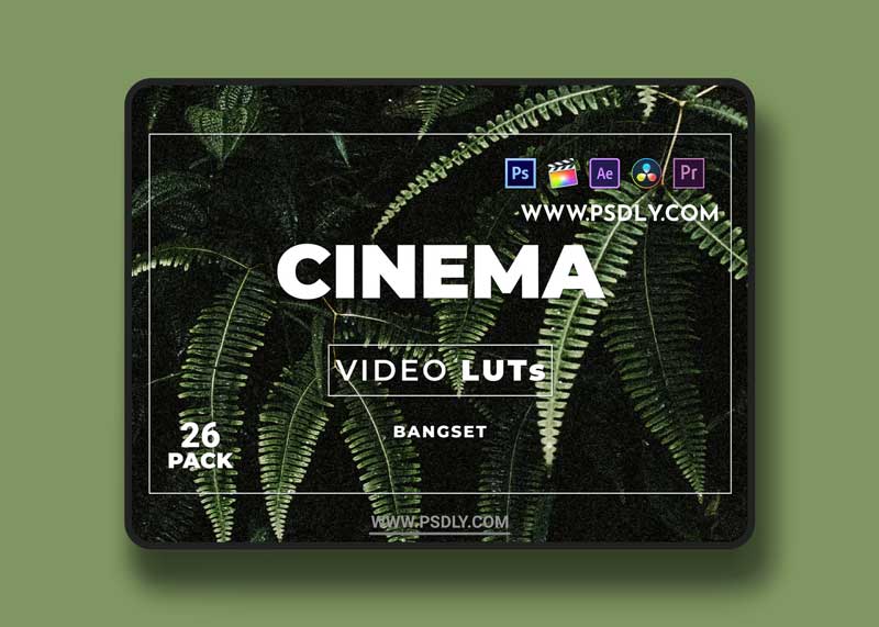 Bangset Cinema Pack 26 Video LUTs