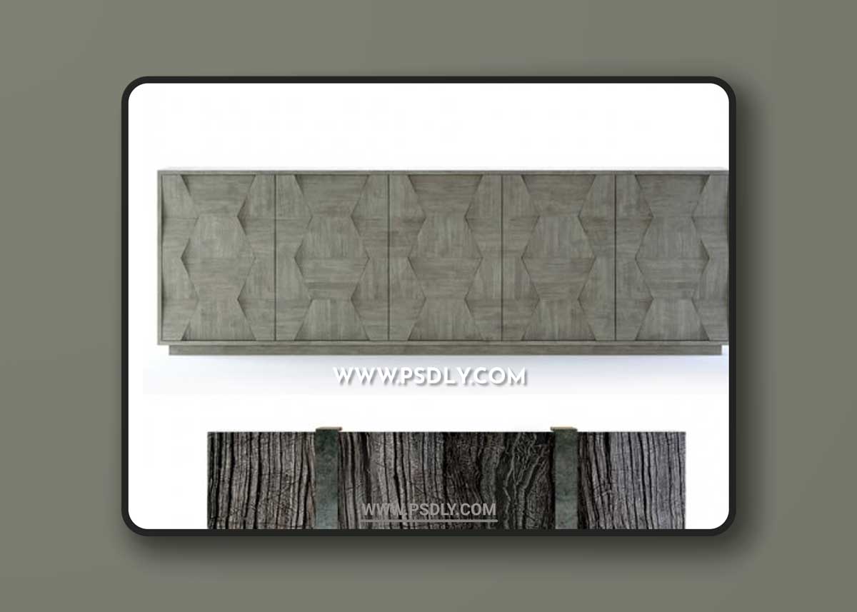 Bernhardt Linea Entertainment Consoles 3D Models