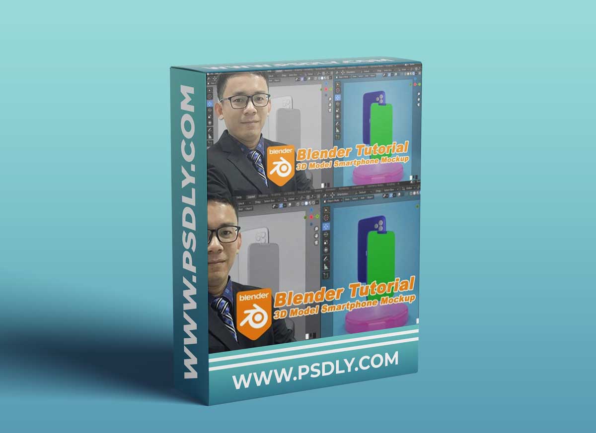 Blender Tutorial : 3D Model Smartphone Mockup