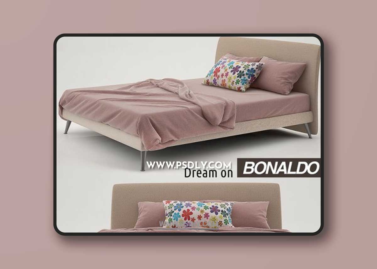 Bonaldo Dream on bed 3D Models
