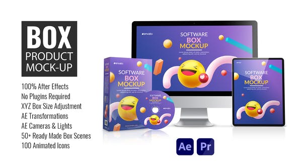 Videohive Box Product Mock-up 33176397