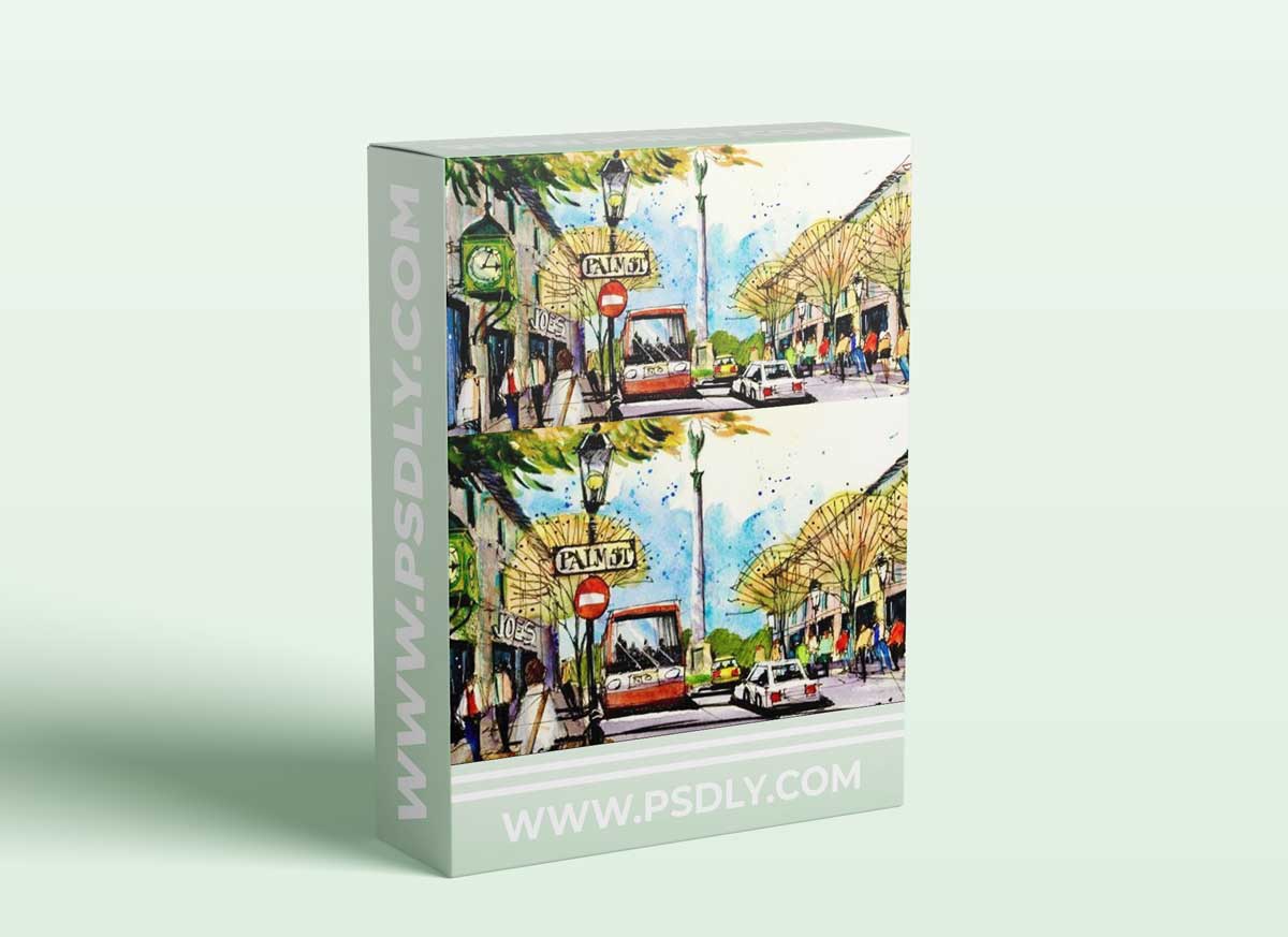 Bring City Scenes to Life: Sketching Cars, Trees and Furnishings