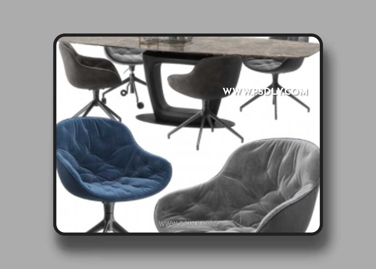 Calligaris Orbital table set