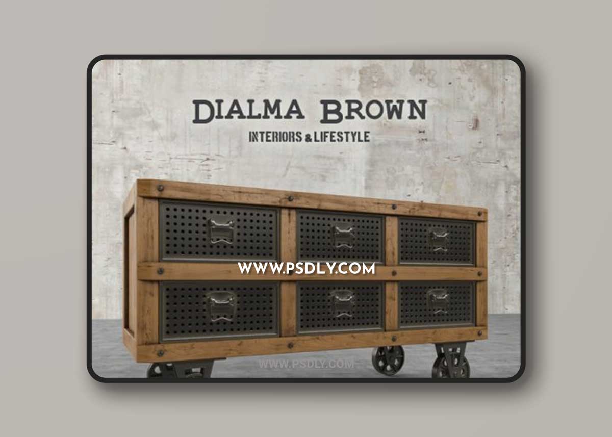 Chest DIALMA BROWN DB003661 3D Models