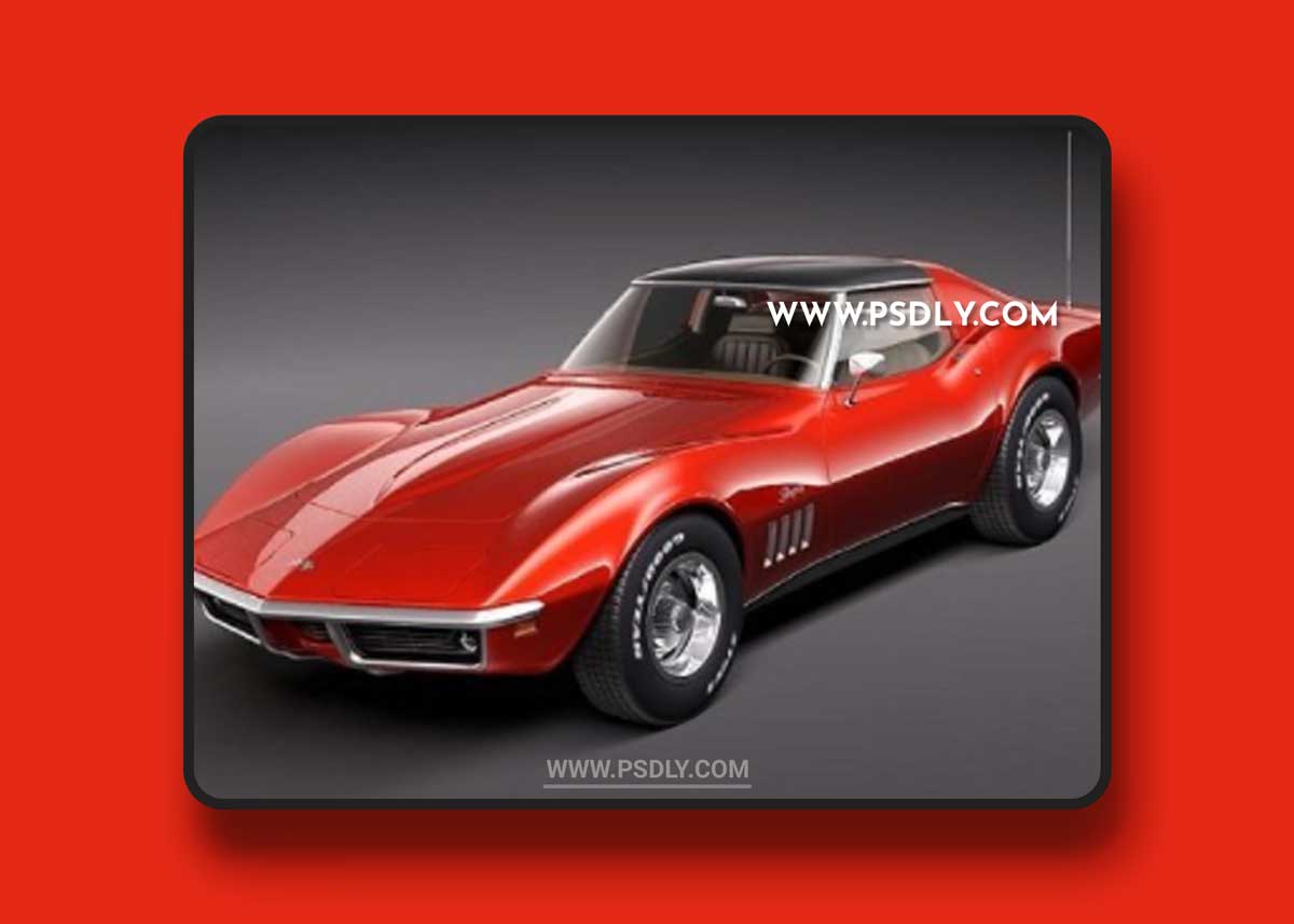Chevrolet Corvette C3 1969 3D Model