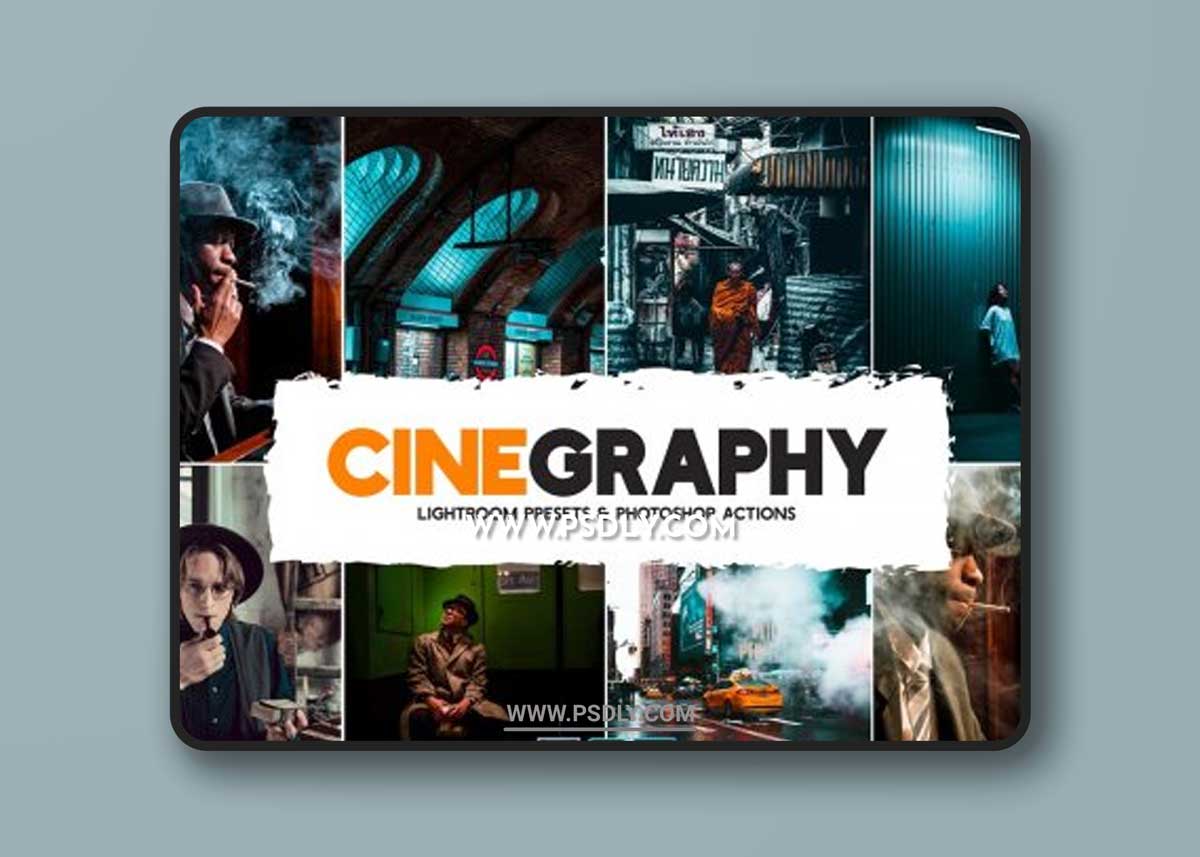 CreativeMarket - Cinegraphy Presets & Actions 6240899