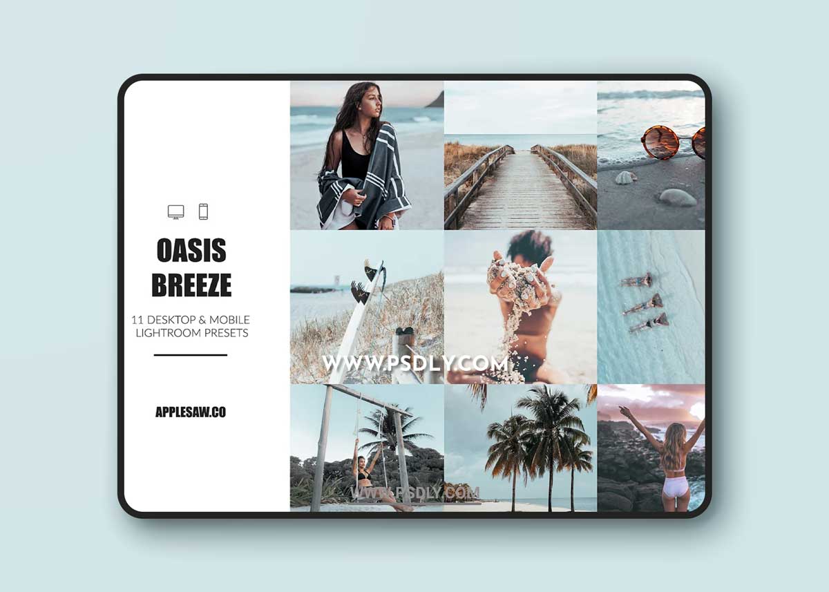 CreativeMarket - Oasis Breeze Lightroom Presets 3865859