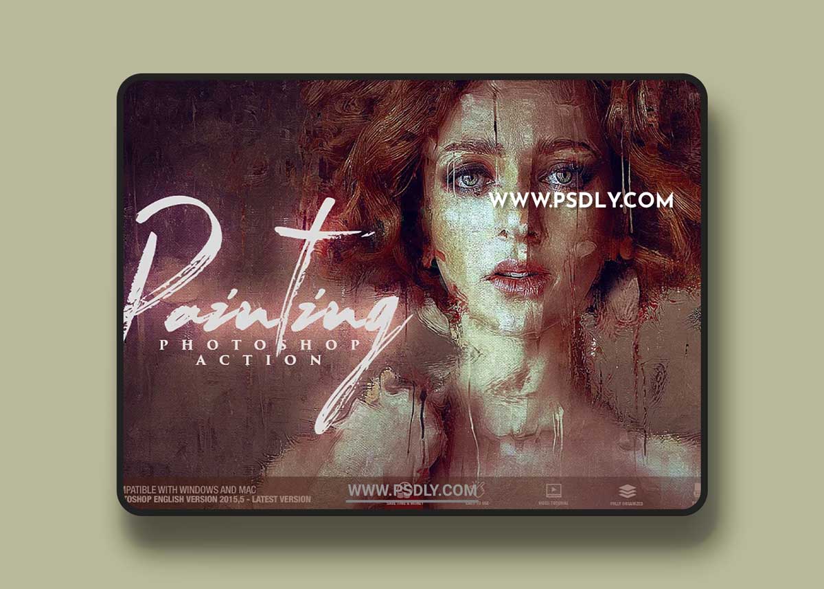 CreativeMarket - Painting Photoshop Action 6399858