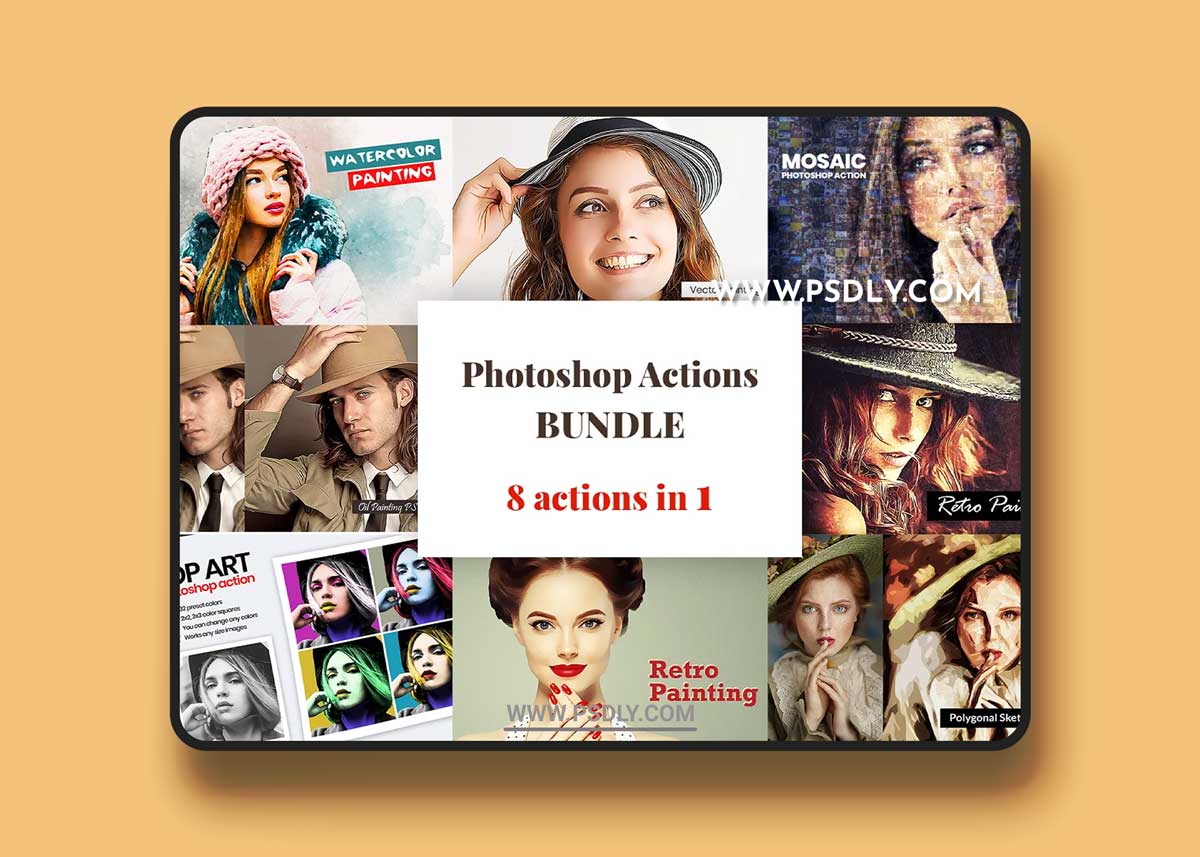 CreativeMarket - Photoshop Actions Bundle 3756067