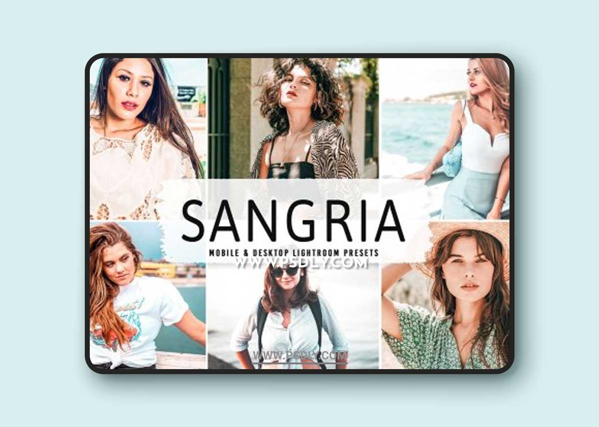 CreativeMarket - Sangria Pro Lightroom Presets 6504991