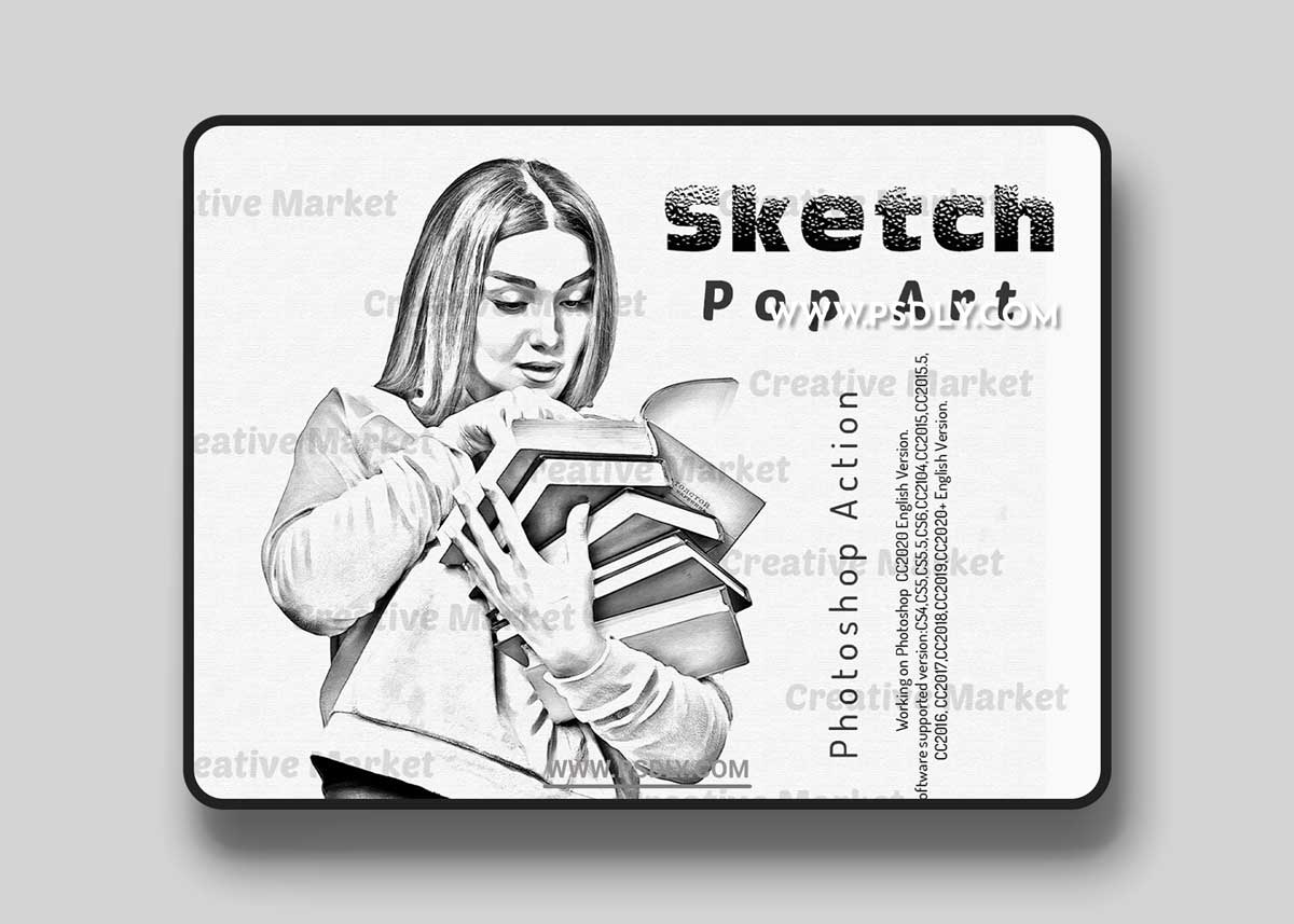 CreativeMarket - Sketch Pop Art PS Action 6497428