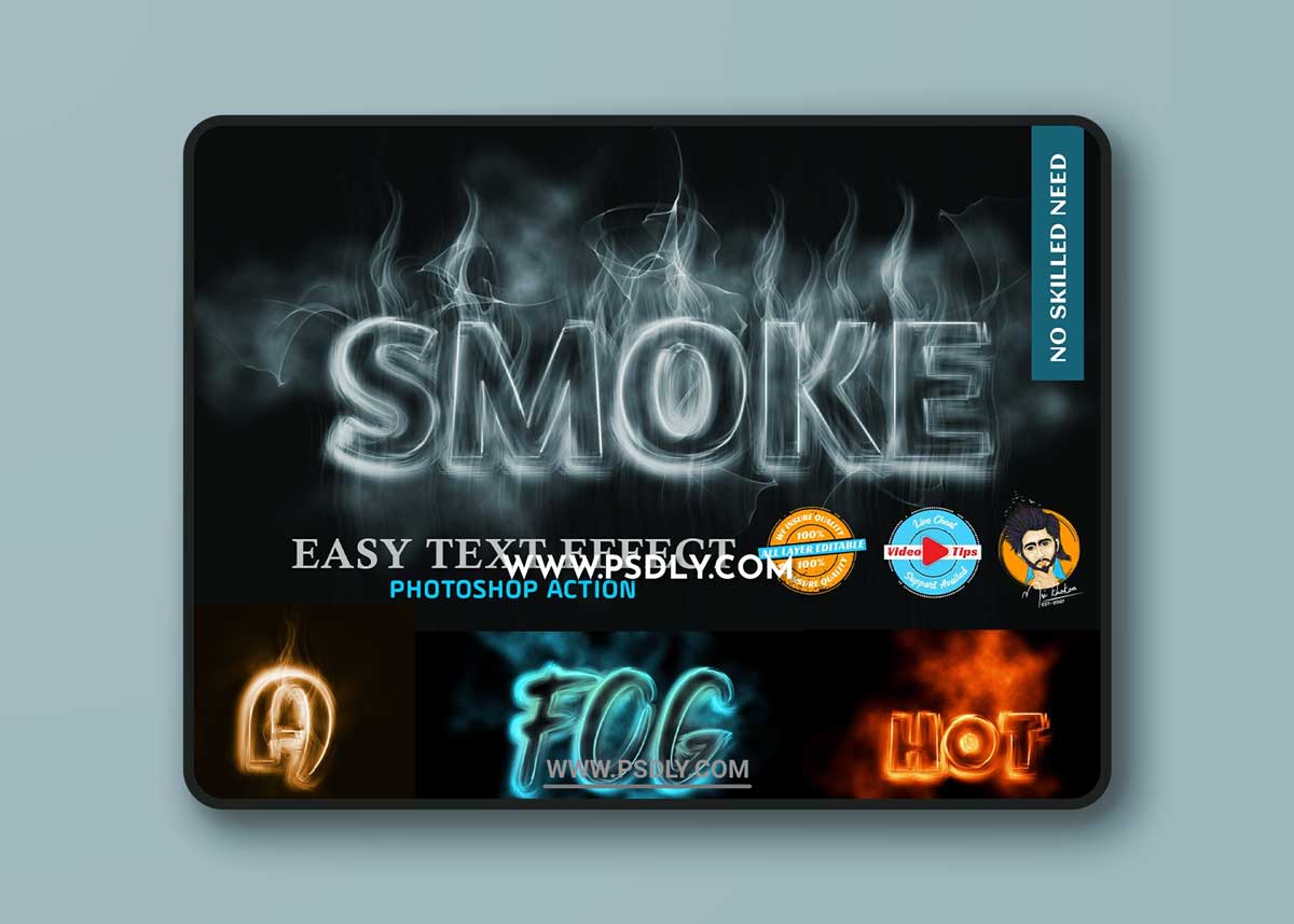 CreativeMarket - Smoke Text Effect Plugin 6399754