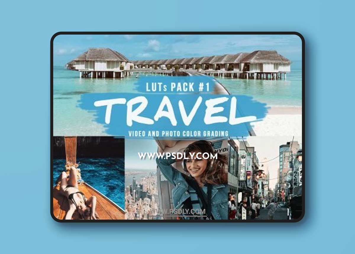 CreativeMarket - TRAVEL LUTs Pack #1 5460166