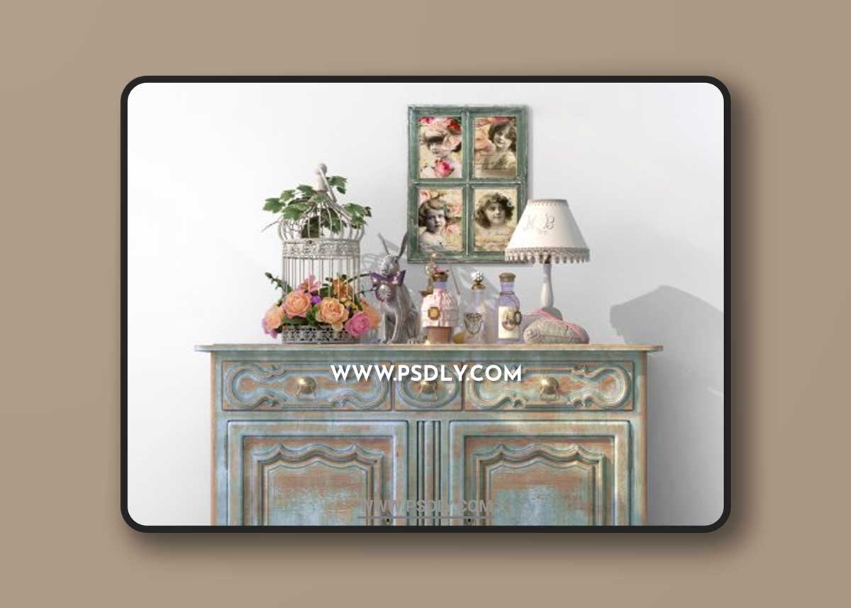 Decorative set of Provence 3D Models