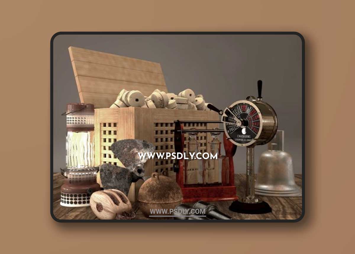 Decorative set on the marine theme / Decorative sea set