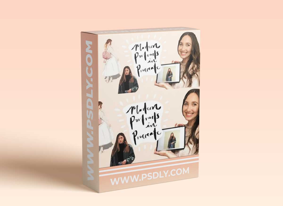 Digital Illustration: Modern Portraits in Procreate