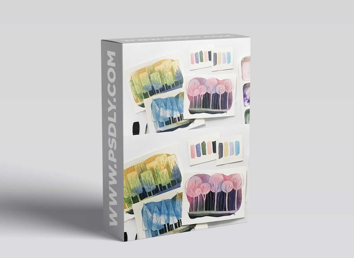 Enchanted Forests | Explore Negative Painting in Watercolors